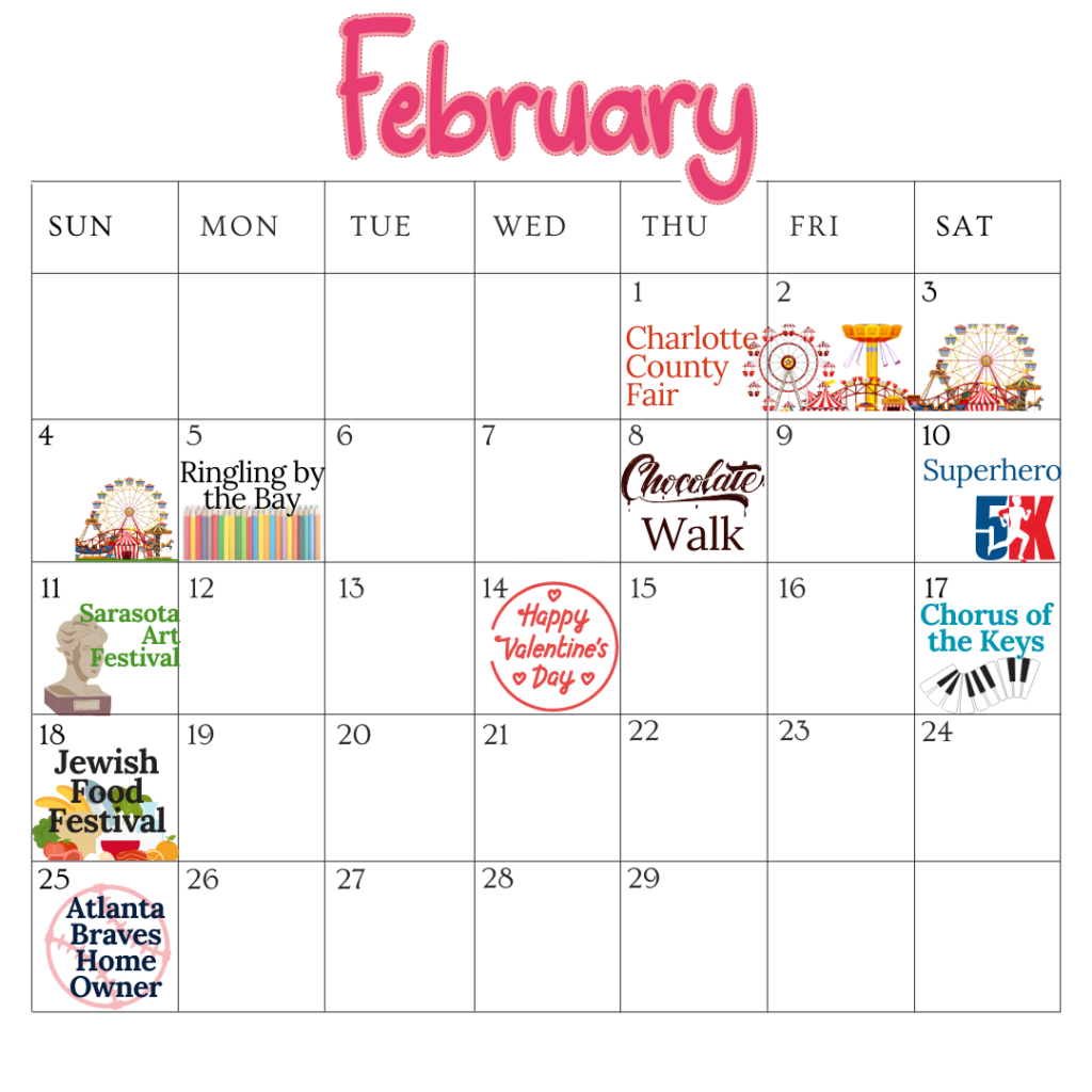 February Fun: Sarasota and Charlotte County Events to Brighten Your Month